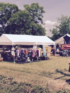 Big tent on 301 for endless yard sale in Kenly